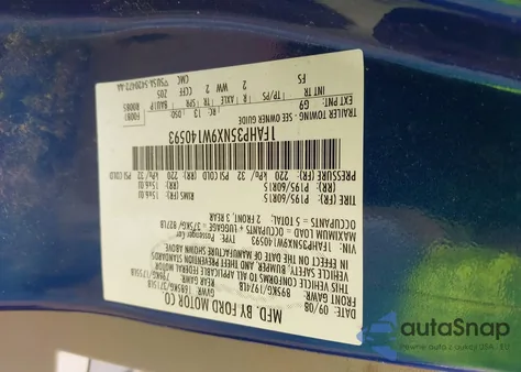 2009 Ford Focus Se from USA, damaged, VIN 1FAHP35NX9W140593